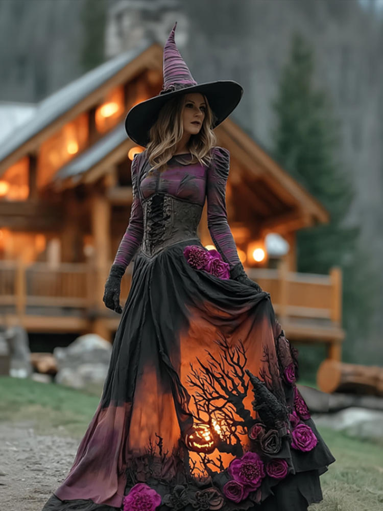 Klassisch gestaltete Kleid