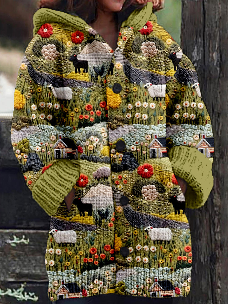 Wunderschön gefertigte Strickjacke