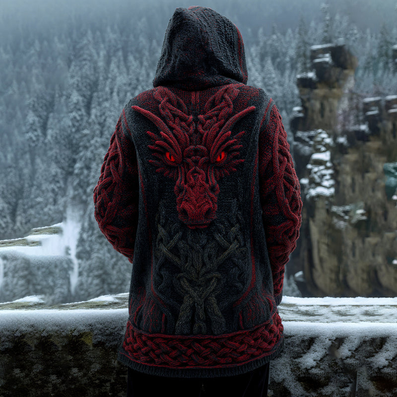 Durchdacht gestaltete Strickjacke