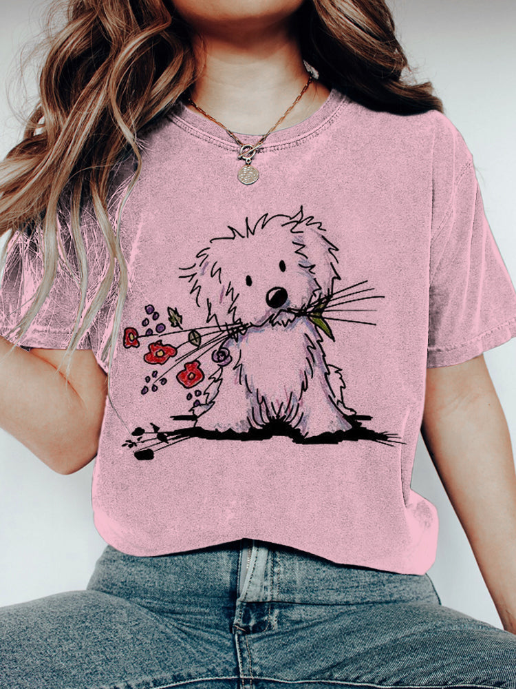 Anmutig gestaltete T-Shirt