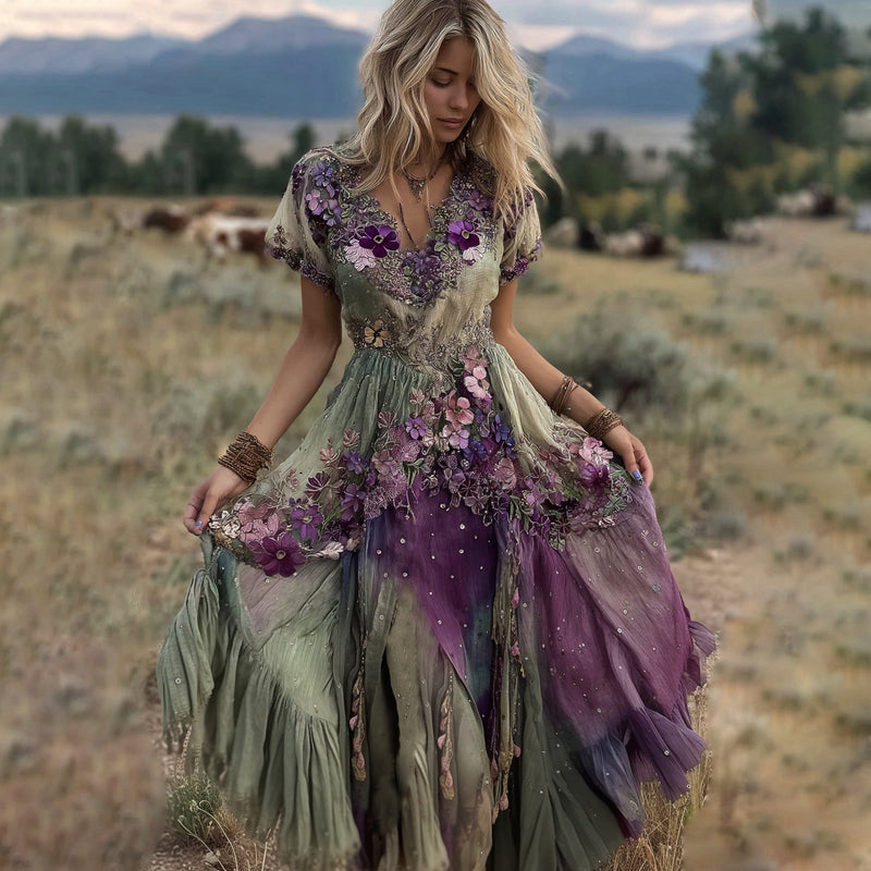 Klassisch gestaltete Kleid