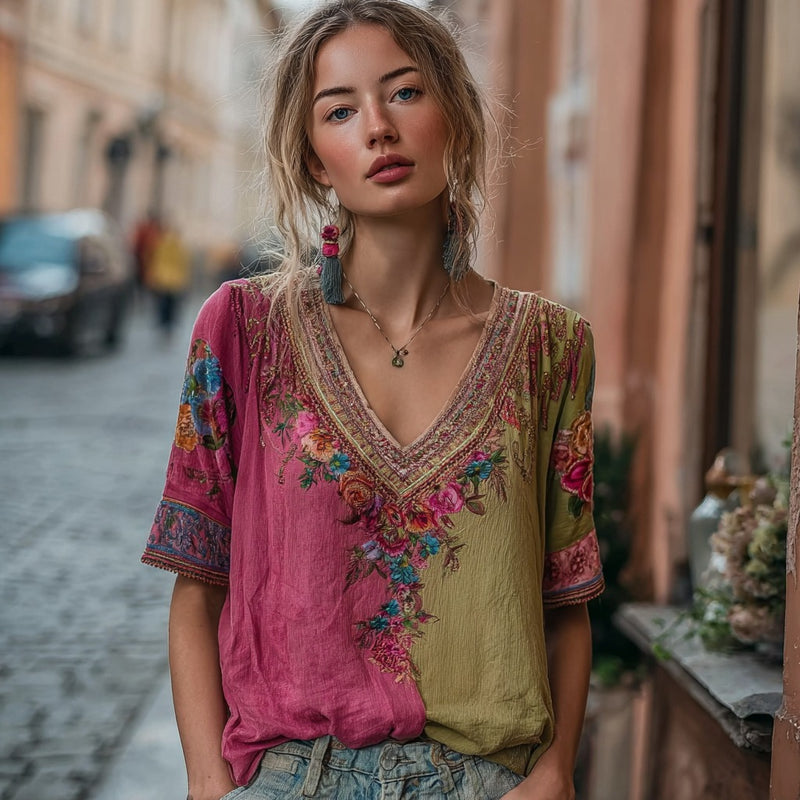 Zeitloser Vintage-Stil T-Shirt