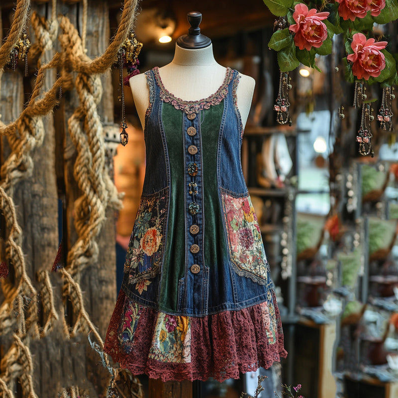 Zeitloser Vintage-Stil Kleid