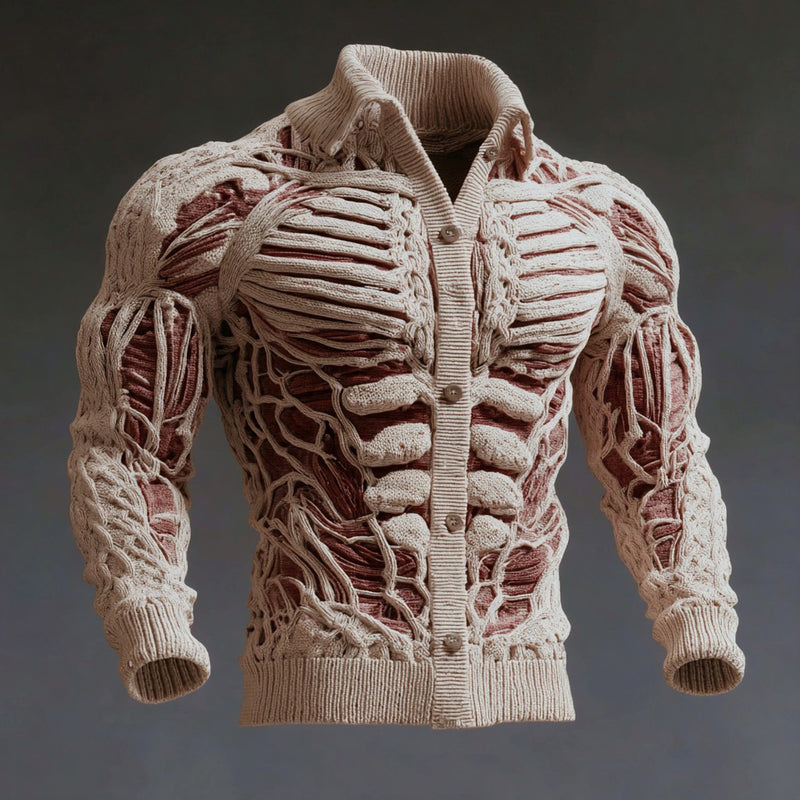 Klassische Vintage Strickjacke
