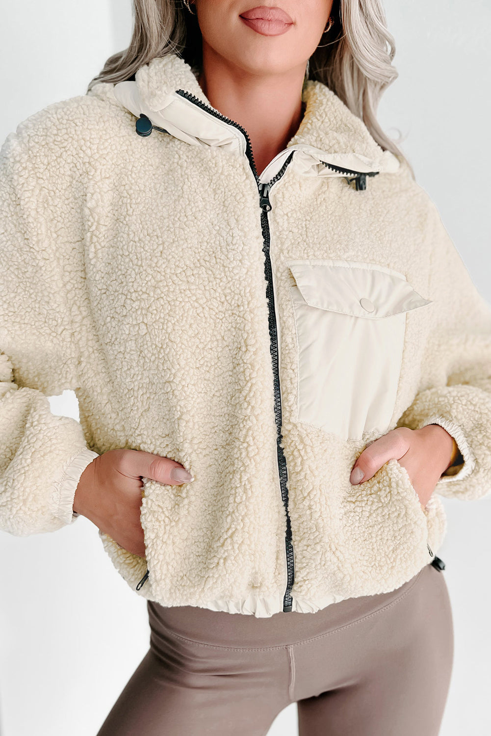 Durchdacht gestaltete Jacke