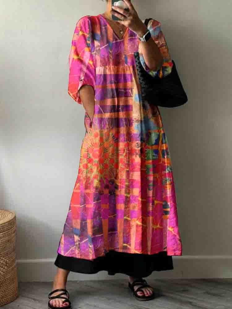 Klassisch gestaltete Kleid
