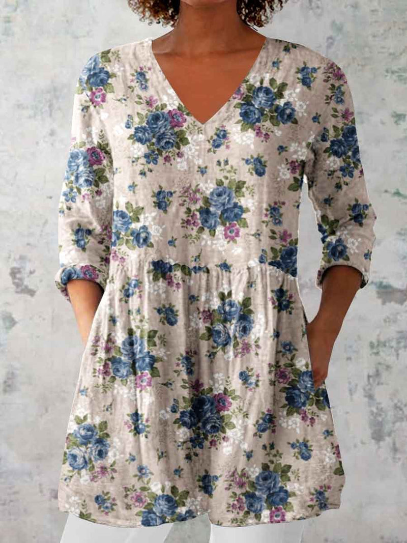 Zeitloser Vintage-Stil Top