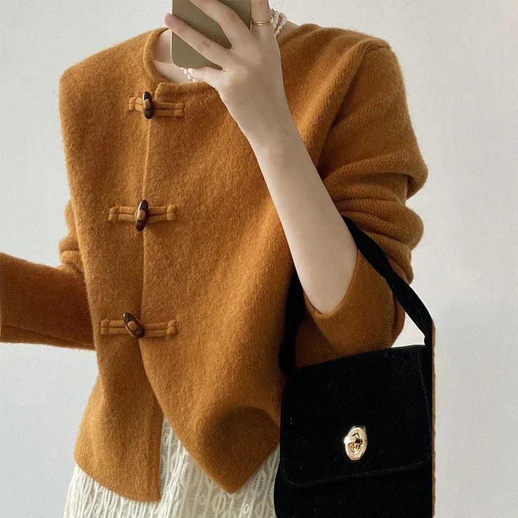 Anmutig gestaltete Jacke
