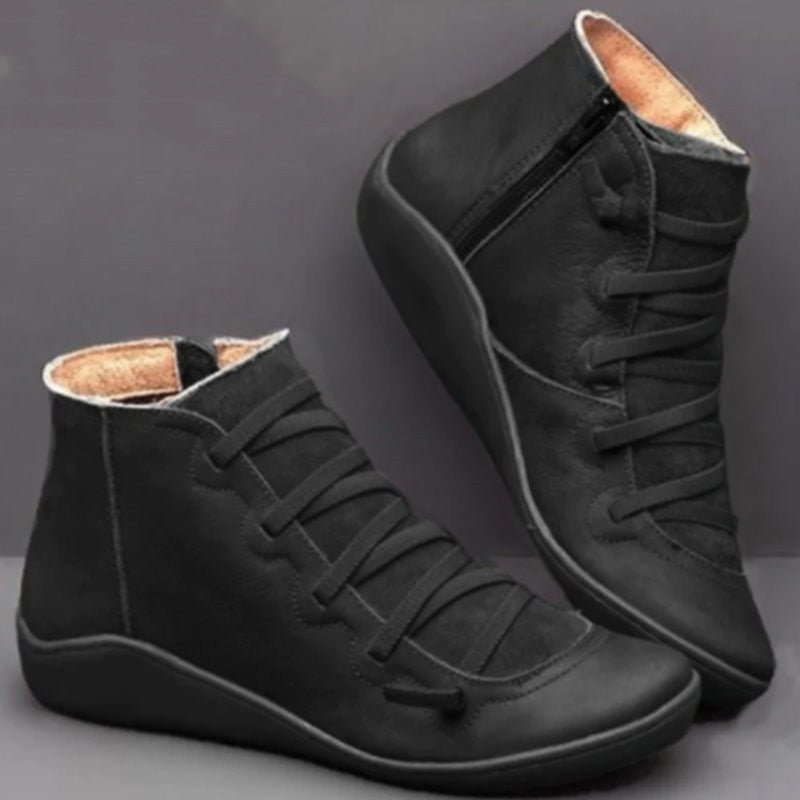 MW | Frauen Schuhe Mode Leder Stiefelette