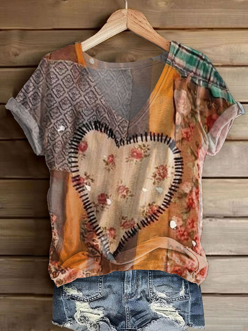 Zeitloser Vintage-Stil T-Shirt