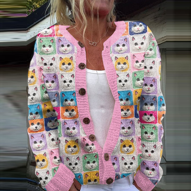 Elegant gestaltete Strickjacke