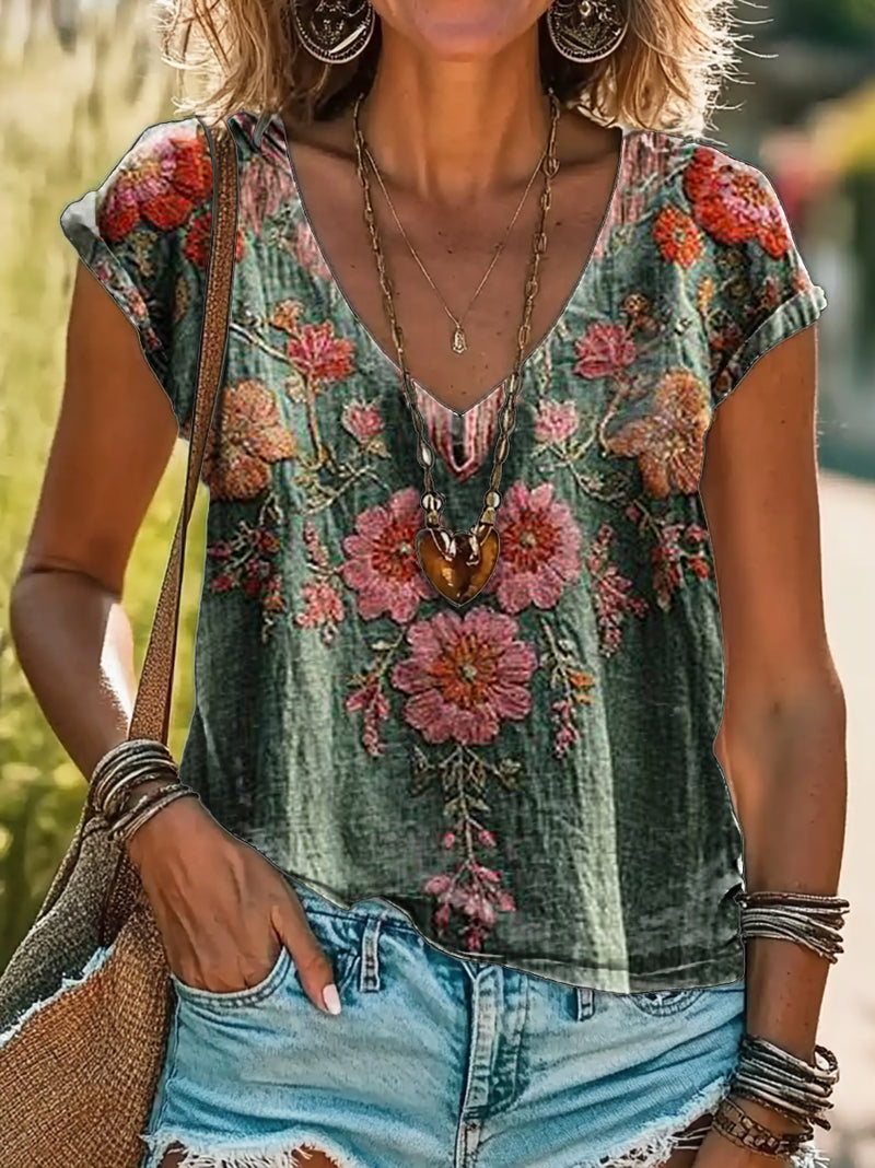Anmutig gestaltete T-Shirt