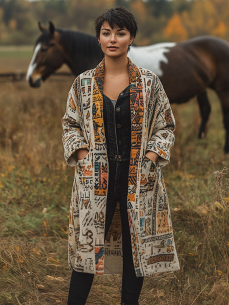 Vintage inspirierte Strickjacke