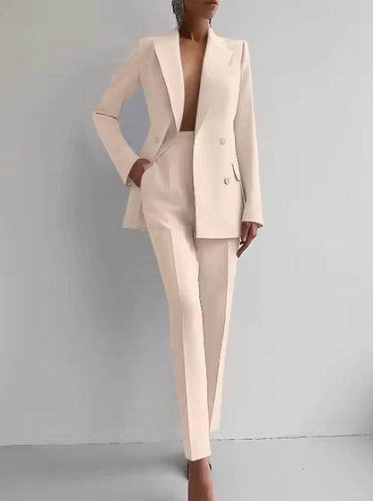 MW | Blazer und Bundfaltenhose im Set