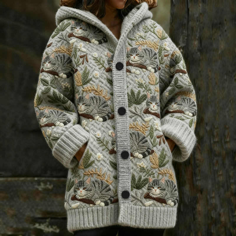 Wunderschön gefertigte Strickjacke