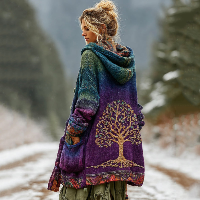 Zeitloser Vintage-Stil Strickjacke