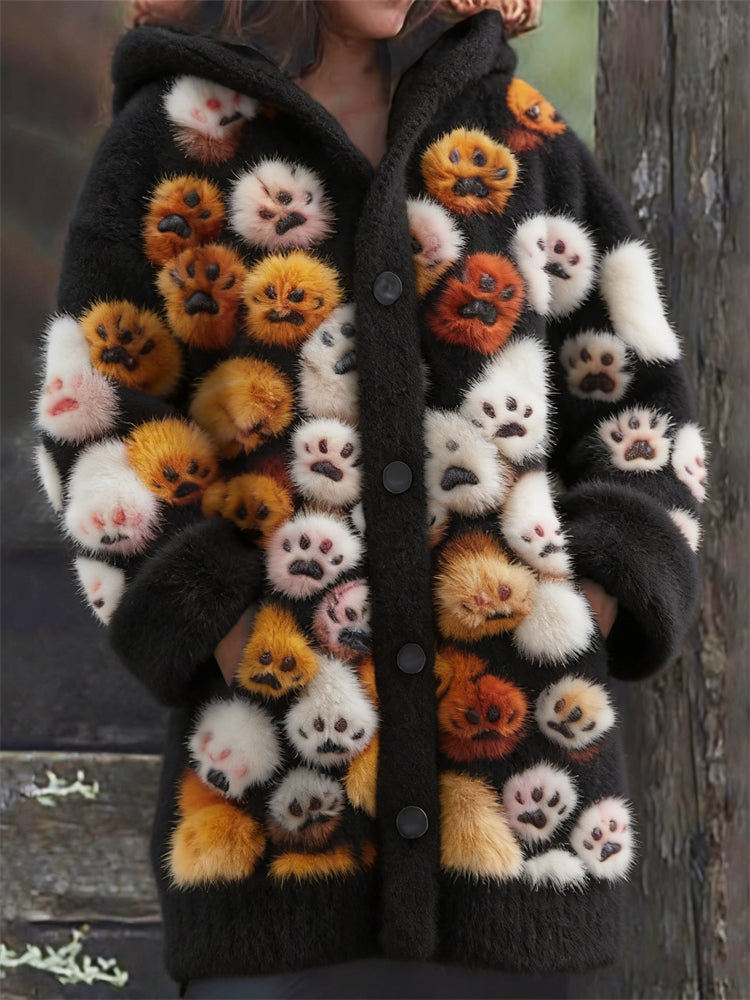 Durchdacht gestaltete Strickjacke