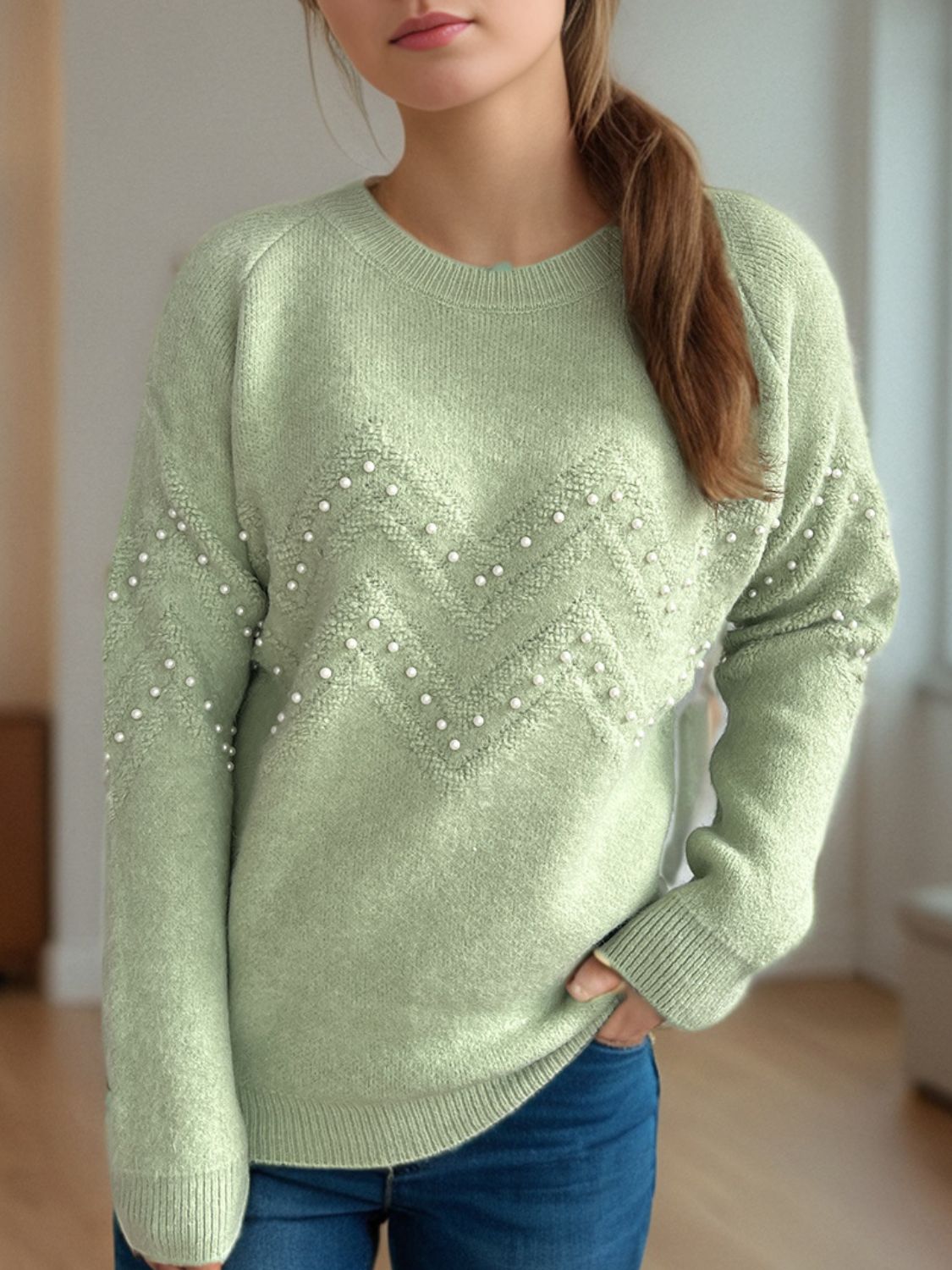 Klassisch gestaltete Pullover