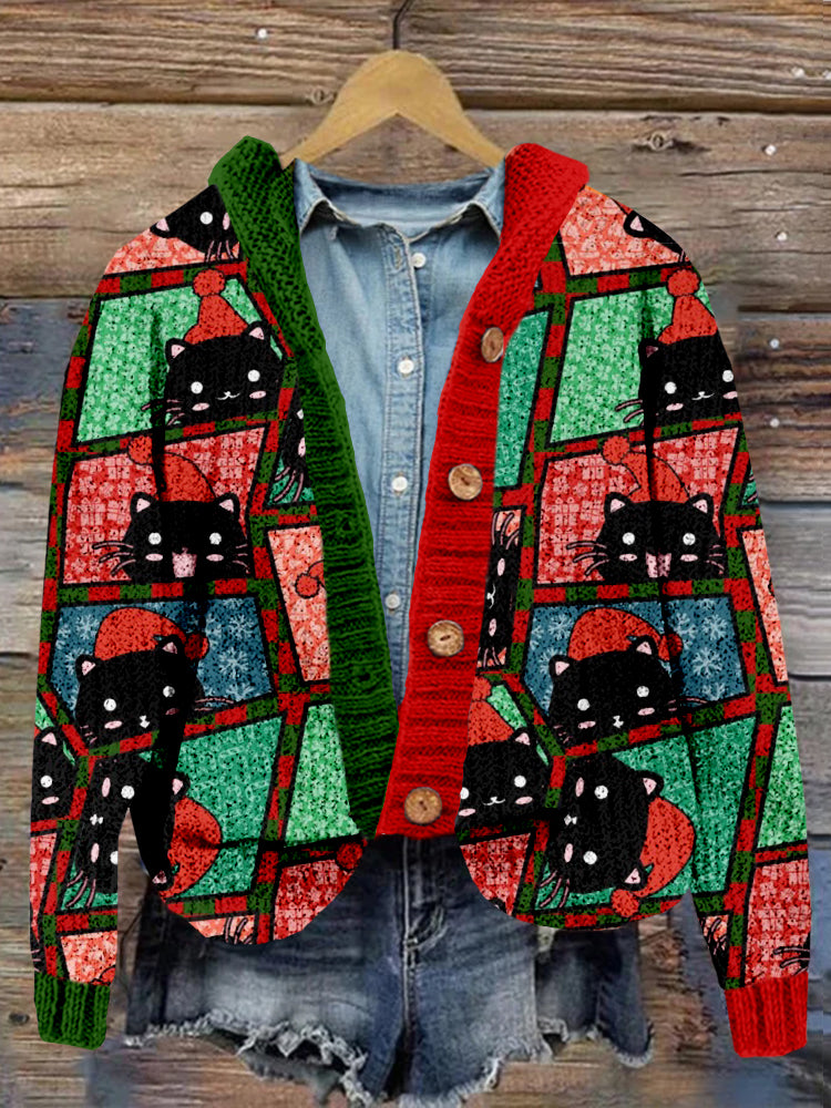 Anmutig gestaltete Strickjacke