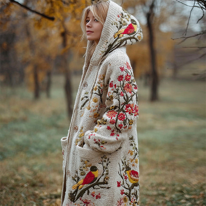 Zeitlose Vintage-Stil-Strickjacke