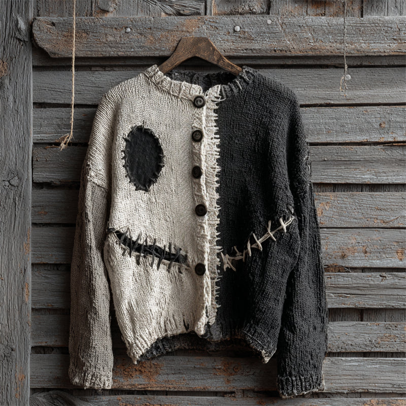 Anmutig gestaltete Strickjacke