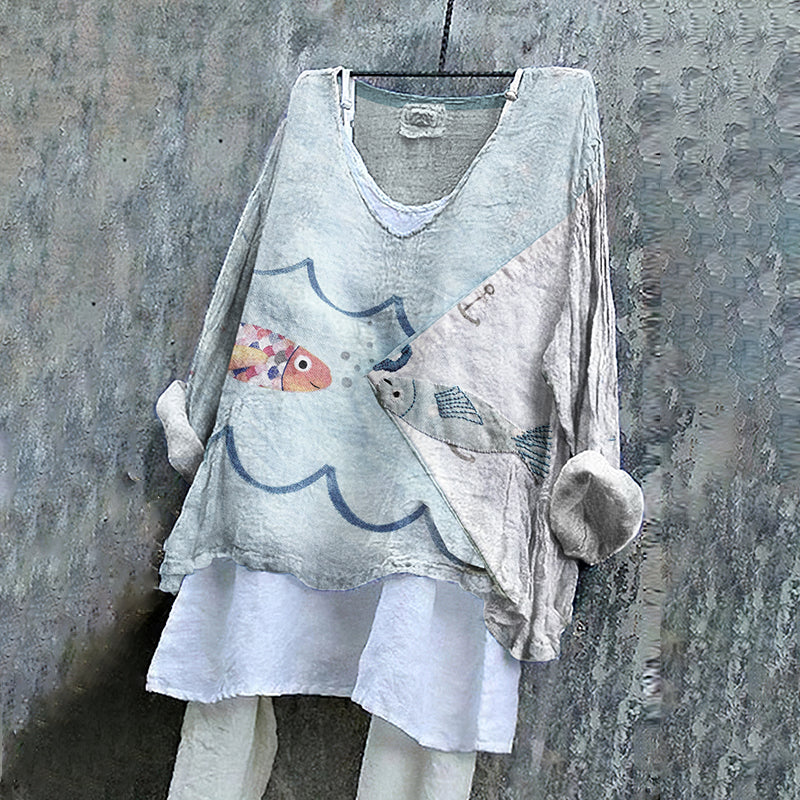 Durchdacht gestaltete Bluse