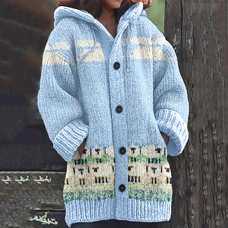 Elegant gestaltete Strickjacke