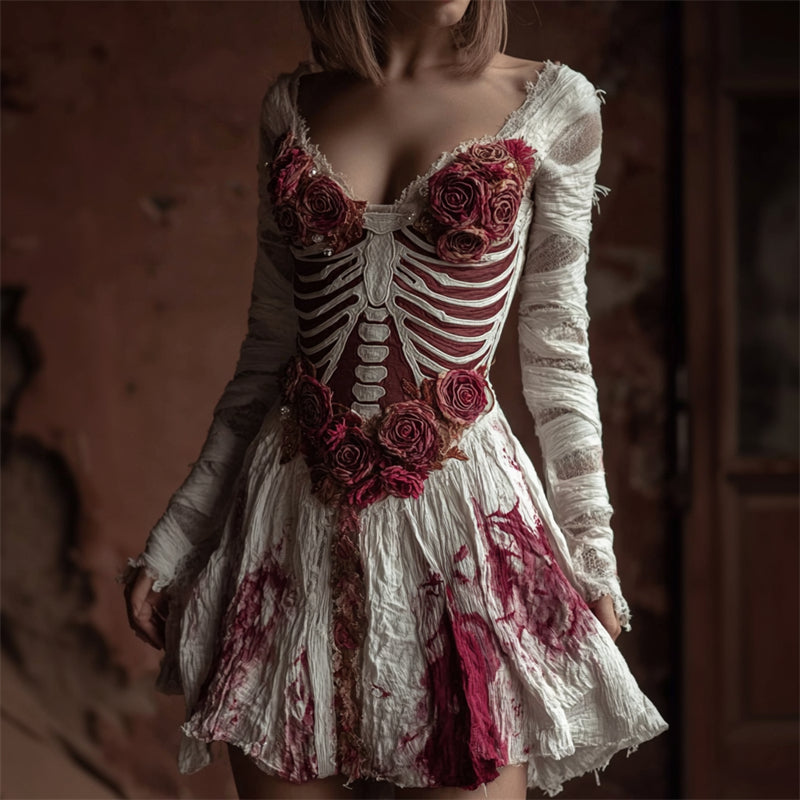Anmutig gestaltete Kleid