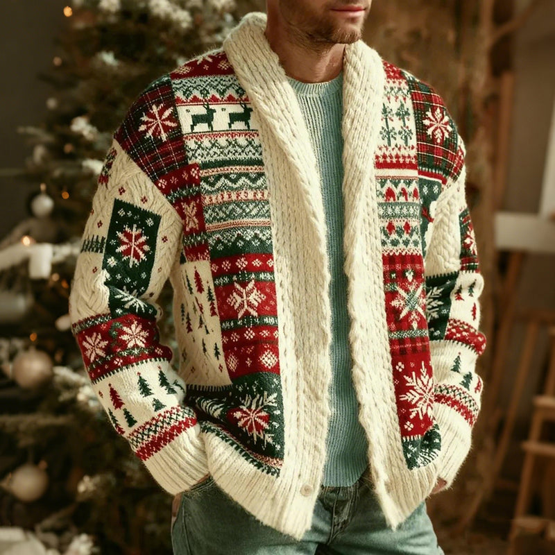 Anmutig gestaltete Strickjacke