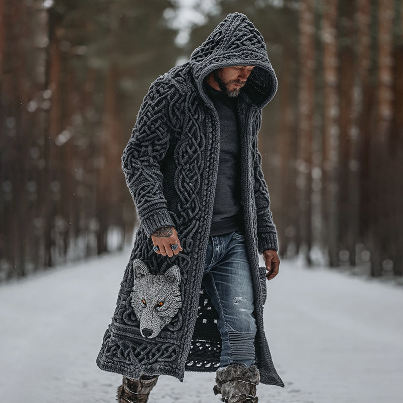 Anmutig gestaltete Strickjacke