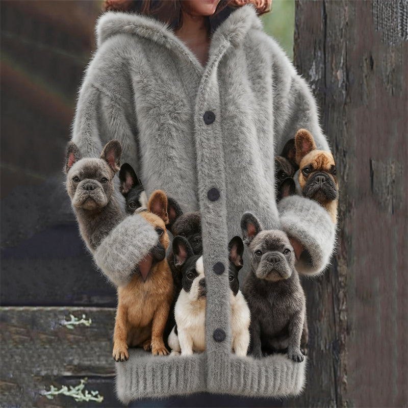 Vintage inspirierte Strickjacke