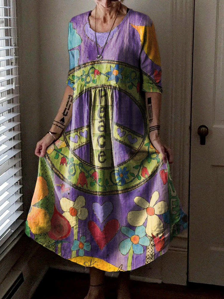 Zeitloser Vintage-Stil Kleid