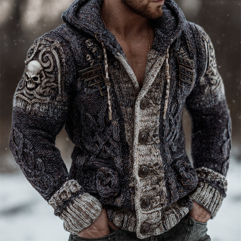 Klassische Vintage Strickjacke