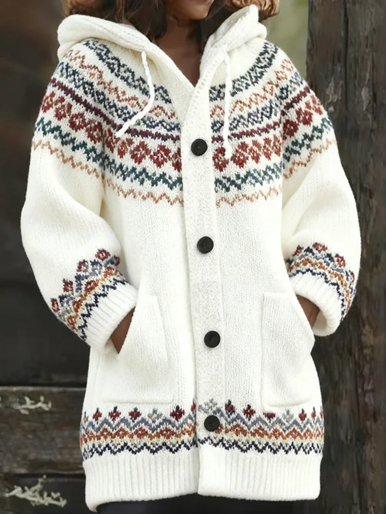 Elegant gestaltete Strickjacke