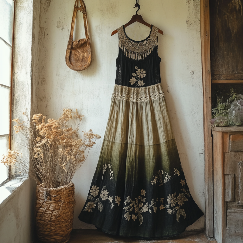 Klassisch gestaltete Kleid