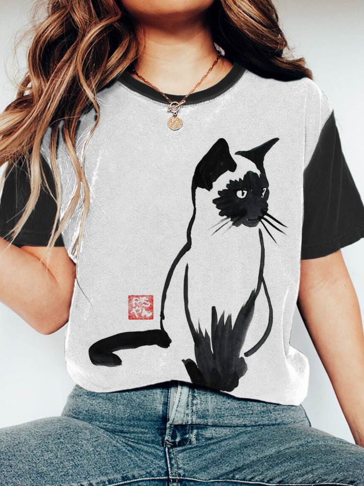 Anmutig gestaltete T-Shirt