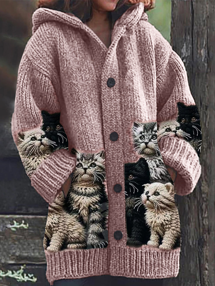 Klassische Vintage Strickjacke