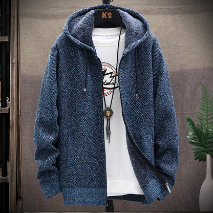 Men's Vintage Knitted Pattern Cardigan Sweater elevenforest