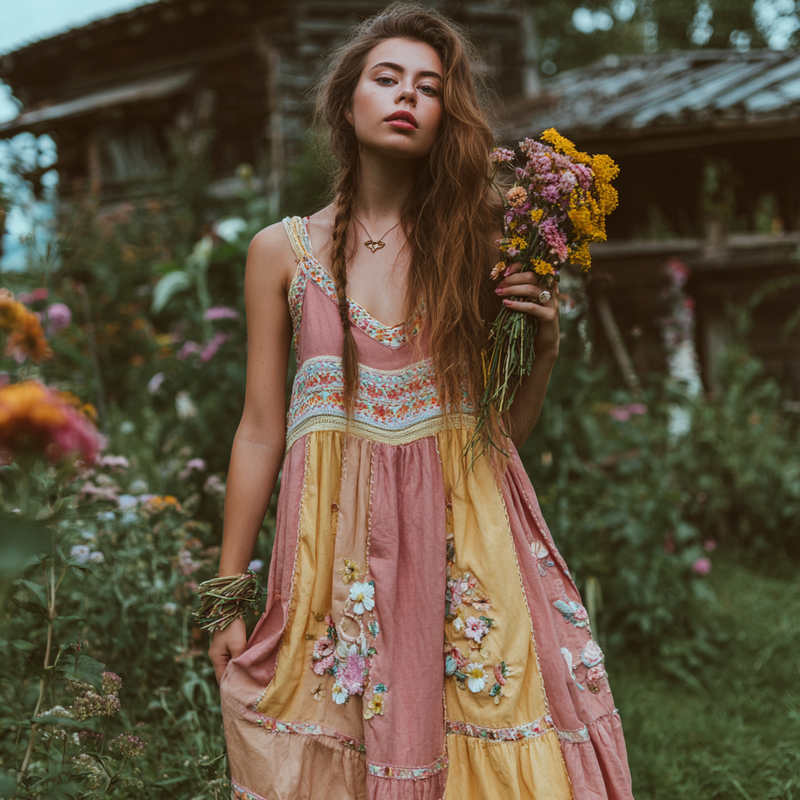 Zeitloser Vintage-Stil Kleid
