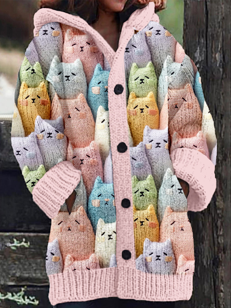 Klassisch gestaltete Strickjacke