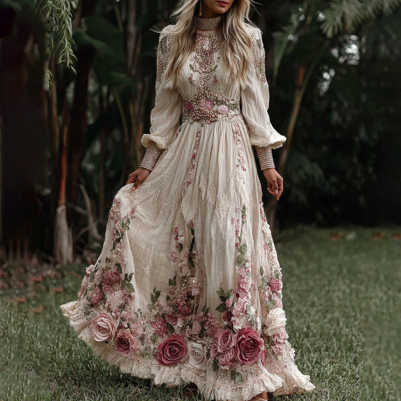 Anmutig gestaltete Kleid