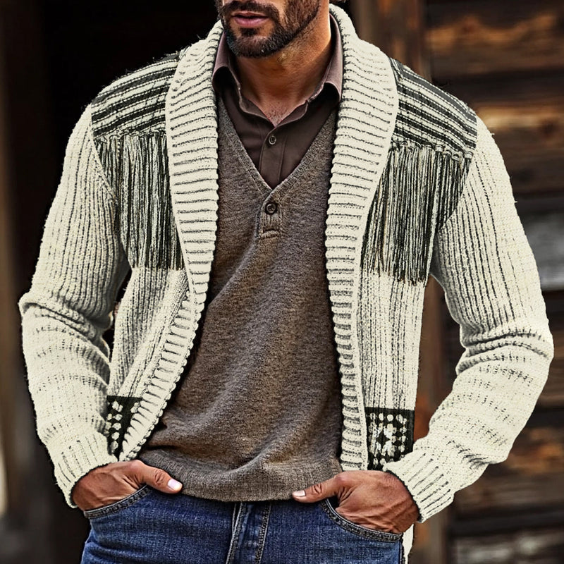 Elegant gestaltete Strickjacke