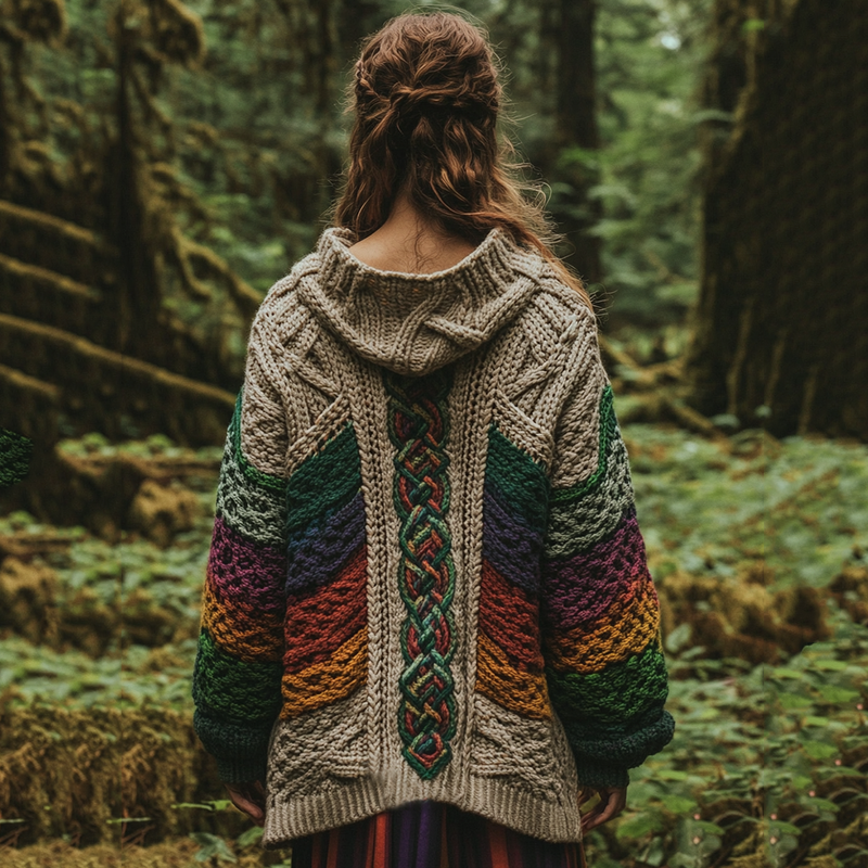 Vintage inspirierte Strickjacke