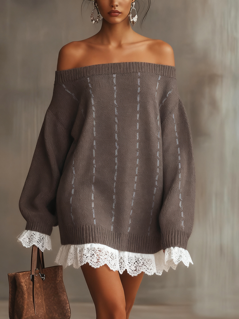 Zeitloser Vintage-Stil Pullover