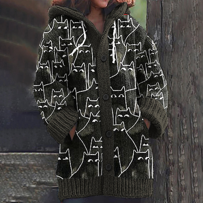 Klassisch gestaltete Strickjacke