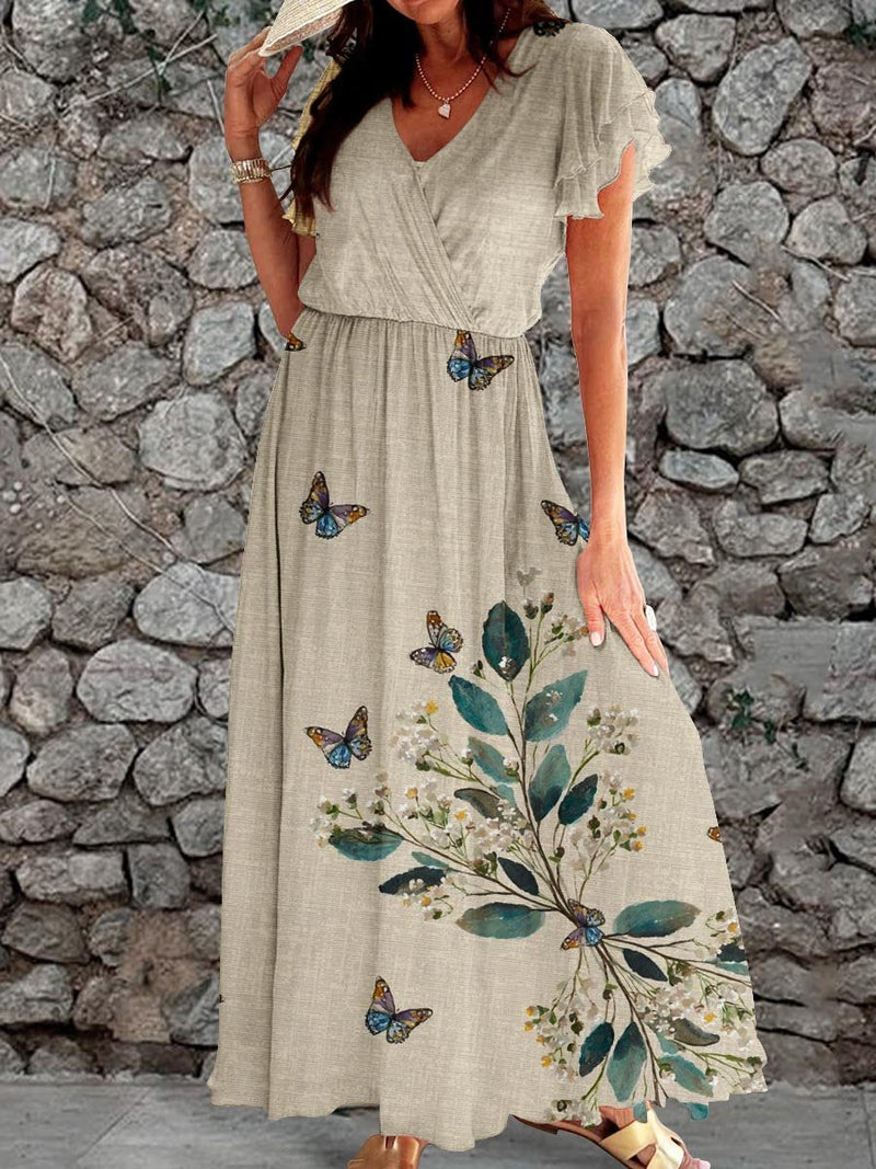 Klassisch gestaltete Kleid