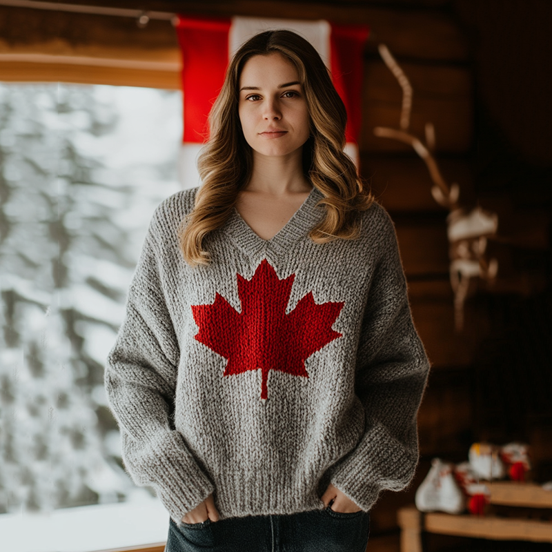 Zeitloser Vintage-Stil Pullover