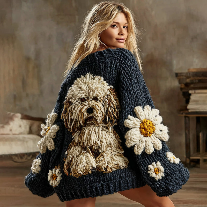 Klassische Vintage Strickjacke