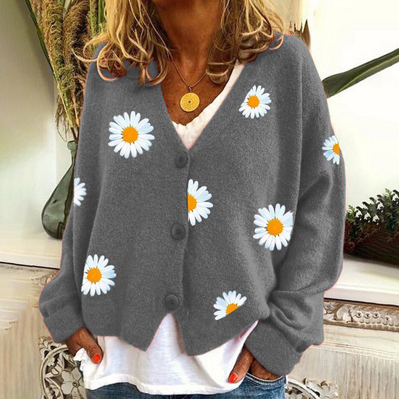Durchdacht gestaltete Strickjacke