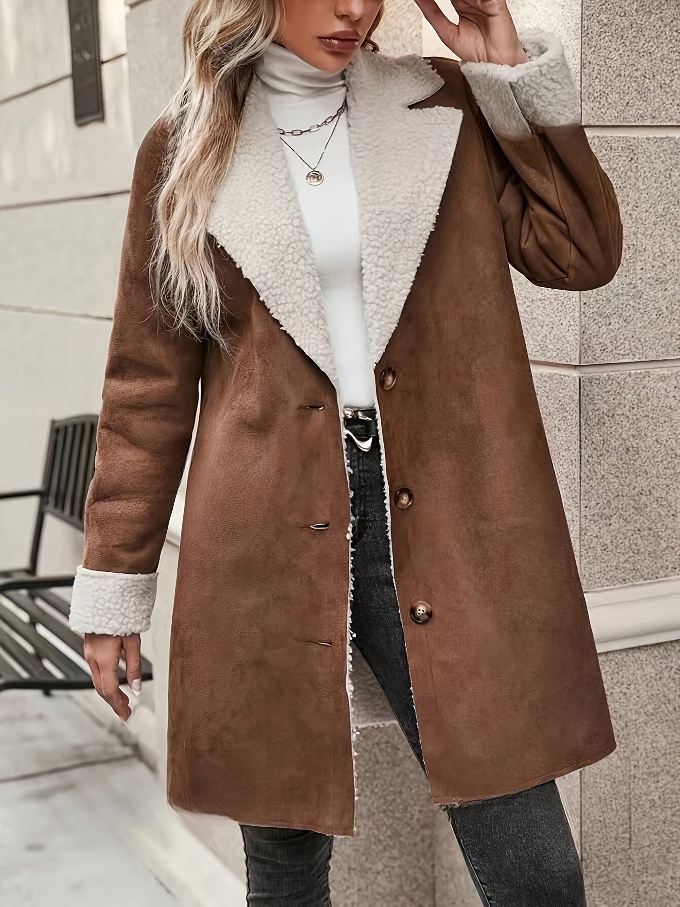 Anmutig gestaltete Jacke